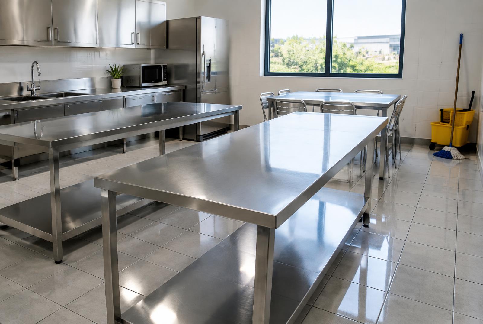 Deep Cleaning in a professional commercial setting